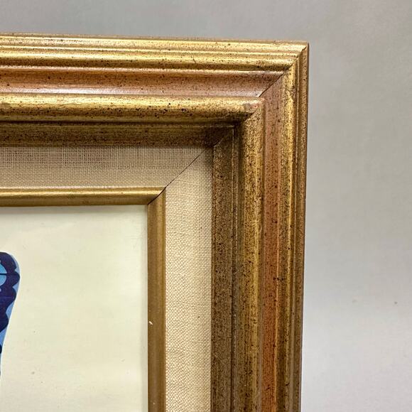Vintage 1973 Richard A. Colborn Gemini Butterfly Print Framed 18.75"X16 - Picture 7 of 16